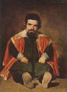 Diego Velazquez A Dwarf Sitting on the Floor (mk08) USA oil painting artist